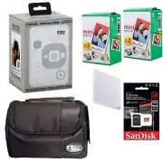Fujifilm Instax Mini LiPlay Instant Camera Kit Instax Film 40PK 32GB microSD Bag