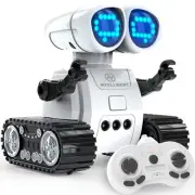 RC Robot Toys for Kids - Rechargeable Walkie Talkie Remote Control Toy for Bo...