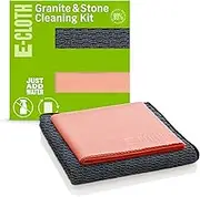 E-Cloth Granite & Stone Set Microfiber Cleaning Cloth, Black & Red