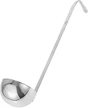 Stainless Steel Soup Ladle with Long Hook Handle for Precise Portion Control for Cooking and Baking Multiuse Ladle for Soups Sauces and Tea Shops