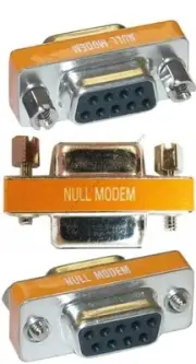 Lot50 DB9pin Female~F Null/Nul Modem Serial RS232 cable gender changer Adapter