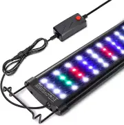 Aquarium Light , Full Spectrum LED Fish Tank Lights , 12 "- 54 " Adjus