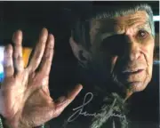 Leonard Nimoy New 2009 Star Trek Movie as Spock Prime Autographed Picture #2