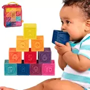 – Baby Blocks – Stacking & Building Toys For Babies – 10 Soft & Educational B...