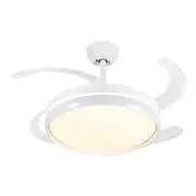 Windora Lyric 42" White Halo DC Ceiling Fan w/ 3CCT LED Remote Control