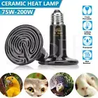 75W-200W Ceramic Infrared Light Heat Emitter Lamp Pet Reptile Brooder Bulb