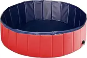 Kiddie Pools for Dogs - Folding Swimming Pool for Pet Dog Playing,Waterproof Dog Shower Bathing Tub for Beach Vacation, Balcony, Bathroom, Courtyard, Camping Foccar