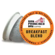San Francisco Bay Compostable Coffee Pods - Breakfast Blend 36 Ct K Cup Compa...
