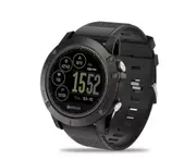 Rugged Inside Out HR Monitor 3D UI All-day Activity Record 1.22Inch Smart Waterproof Watch-BLACK