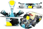Go Kart Racing Graphics Kit Decal Sticker For KG Kid Baby Krypton CRBN-X U