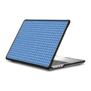 MacBook Pro 14-inch (M1 - M4) Impact Case School Grid White on Blue