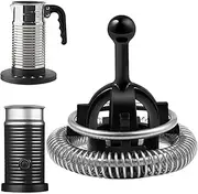 Espres-so Blender Replacement NES-pressos Whisk, Stainless Steel Milk Frother Replacement, Coffee Machine Whisk Frother, Coffee Machine Whisk Spare Parts, Coffee Frothing Whisk Accessories