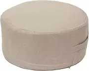 Pouffes and Footstools Round Design Stool High Resilience Sponge Removable and Washable Home(P3,37x20cm)