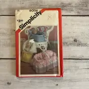 Simplicity 6056 Sewing Pattern Baby Doll Carriers Toy UNCUT