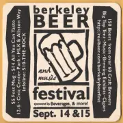 Berkeley Beer Festival Beer Coaster Berkeley CA