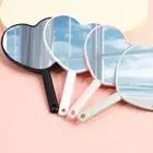 Cute Mini Love Mirror Fashion Handheld Makeup Mirror New Love Makeup Mirror