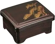 J-kitchens Heat Resistant, Dishwasher Safe, Eel Crack, Tenryuji Rice Bowl Weight, Shidan Oimatsu (Lid Lid), Heat Resistant, Dishwasher Safe, Made in ABS Resin, 6.6 x 5.7 x 3.1 inches (16.8 x 14.4 x 8