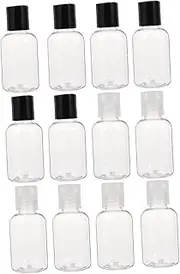 FRCOLOR Travel Makeup Lotion Bottles 12pcs 50ml Dispensers Small Spray Bottles Refillable Pet Pp Material