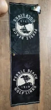 Pebble Beach AUTHENTIC Golf Towel - NEW 12×40 INCHES