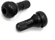 2 Pcs Rubber Motorcycle Tubeless Tire Tyre Valve Stems w Dust Cap Stylish Design