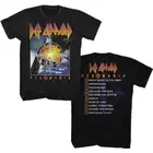 Vintage Style Def Leppard Pyromania Album Cover and Song Titles Men's Unisex