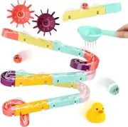 Baby Bath Toys, Water Slide Toy Track with Suction Cup, Toy Ducks, Water Toys