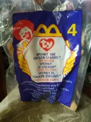 Spunky The Cocker Spaniel TY Beanie Baby McDonald's Happy Meal 1999