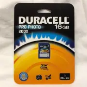 Duracell DU-SD1016G-C 16GB Pro Photo 200x Secure Digital HC Class 10 SDHC Memory