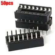 50Pcs Solder Type 16 Pin 16Pin Dip Socket Adaptor Ic New no