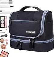 [Vgvgaj] Toiletry Pouch - Portable Toiletry Bag,Multifunctional Bag with Hook, Storage Organizer for Toiletries Makeup Tools