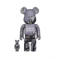 在飛比找momo購物網優惠-【BE@RBRICK】BE@RBRICK 日本衛星圖 100