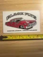 BLACK FLYS Costa Mesa Surfer, Surfing, Decal / Sticker