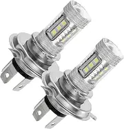 Happyyami 2pcs High Brightness LED Headlights for Cars Fog Light Bulbs with Strong Permeability Enhanced Visibility for Safe Driving Adverse Conditions