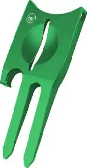 Golf Divot Repair Tool. Golf Ball Marker. Divot Tool (Green w/Ball Marker)