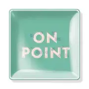 Fringe Studio On Point Green Square Tray