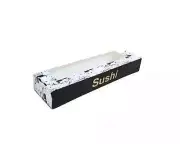 8.6*3.5*2.3inch Paper Sushi Box w/ Anti Fog Window 100/400 Pieces/Case
