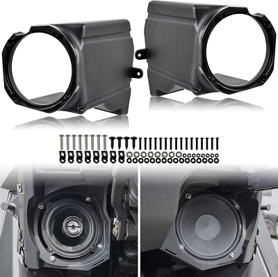 Under Dash Speaker Pods for Polaris RZR PRO XP XP4 RZR PRO R RZR Turbo Speaker