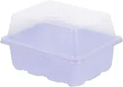 HIAKDOFT Grower Trays Adjustable Ventilation 2 Packs of Garden Propagator Set for Plant Incubation