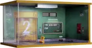 1:18 Car Garage Display Case with Clear Acrylic Cover and LED Lighting for Die-C