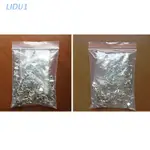 LIDU1  （GOO） 100個D環掛畫框皮帶掛鉤，帶螺絲的油畫鏡衣架