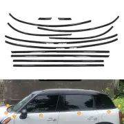 12PCS Window Moulding Strip Seal Belt Trims For Mini R60 4 Door 2010-2016 (for: Mini)