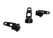 Ykk #4.5 Black Oxidize Brass Metal Pant/Jean Zip Sliders Semi Auto Lock