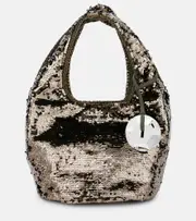 [JW Anderson] JW Anderson Mini sequined tote bag One Size grey