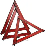 Mobestech 3pcs Car Warning Triangle Reflective Sign Emergency Road Marker Roadside Reflective Triangle