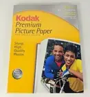 Kodak Premium Picture Paper for InkJet Printers 8.5" x 11" High Gloss, 50 Sheets