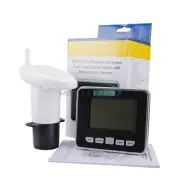 Ultrasonic Water Tank Liquid Level Meter With Temperature Sensor Time Display