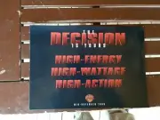 RARE VIDEO RETAILER RENTAL PLAN COLOUR BROCHURE FOR EXECUTIVE DECISION MOVIE