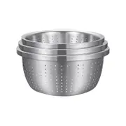 SOGA Stainless Steel Metal Basket Strainer 3PCS Set A