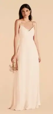 Birdy Grey Devin Champagne Bridesmaid Dress Medium