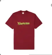 NEW! Supreme Shrek Tee Cardinal Red Size Large Fw21